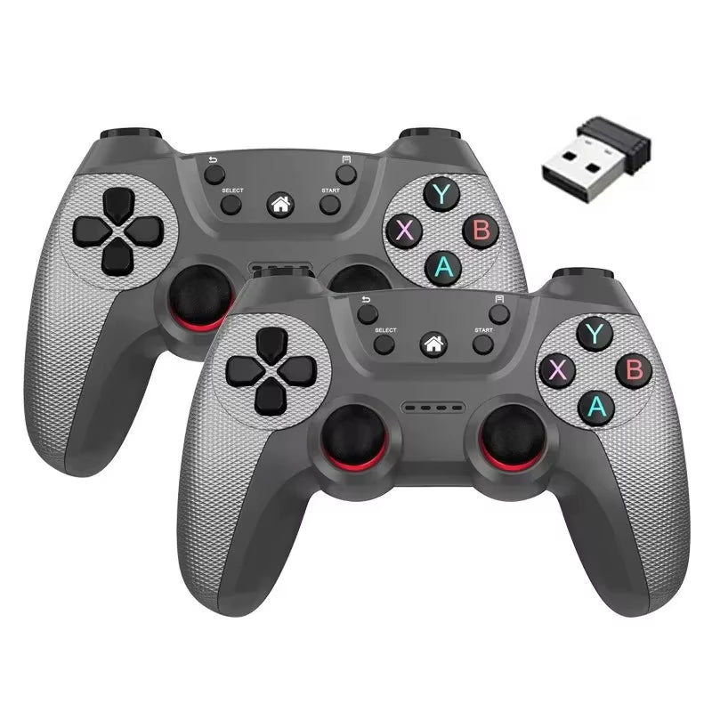 BOYHOM Wireless Doubles Game Controller for Linux/Android Phone for Game Box Game Stick PC Smart TV Box 2.4G Gamepad Joystick