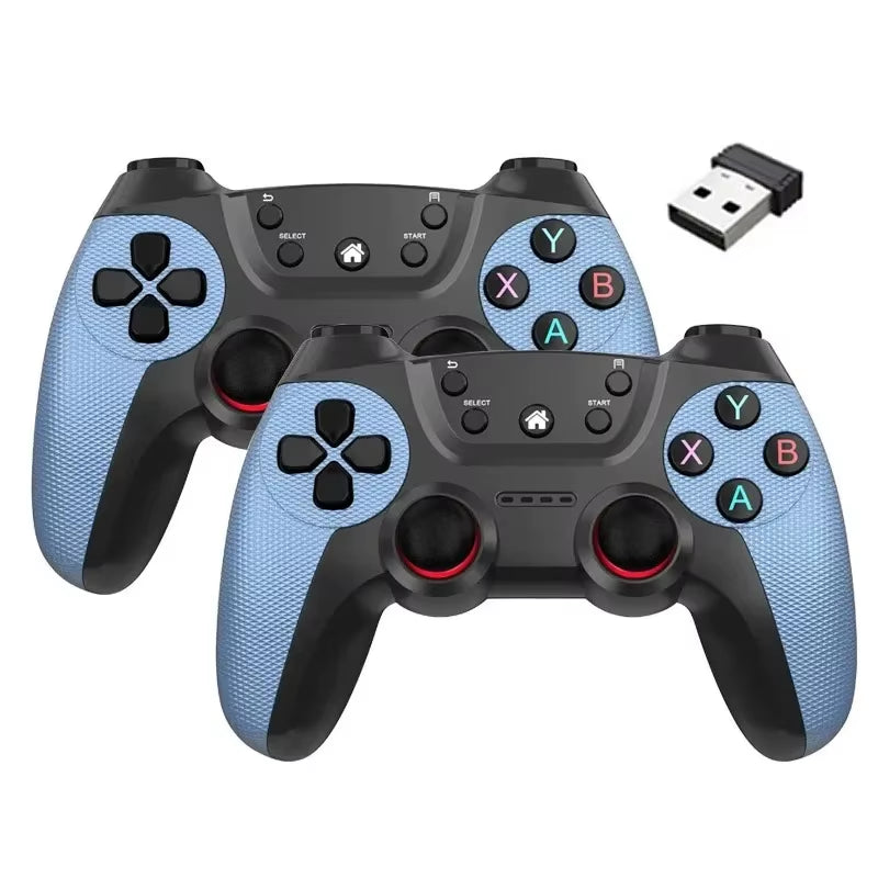 BOYHOM Wireless Doubles Game Controller for Linux/Android Phone for Game Box Game Stick PC Smart TV Box 2.4G Gamepad Joystick