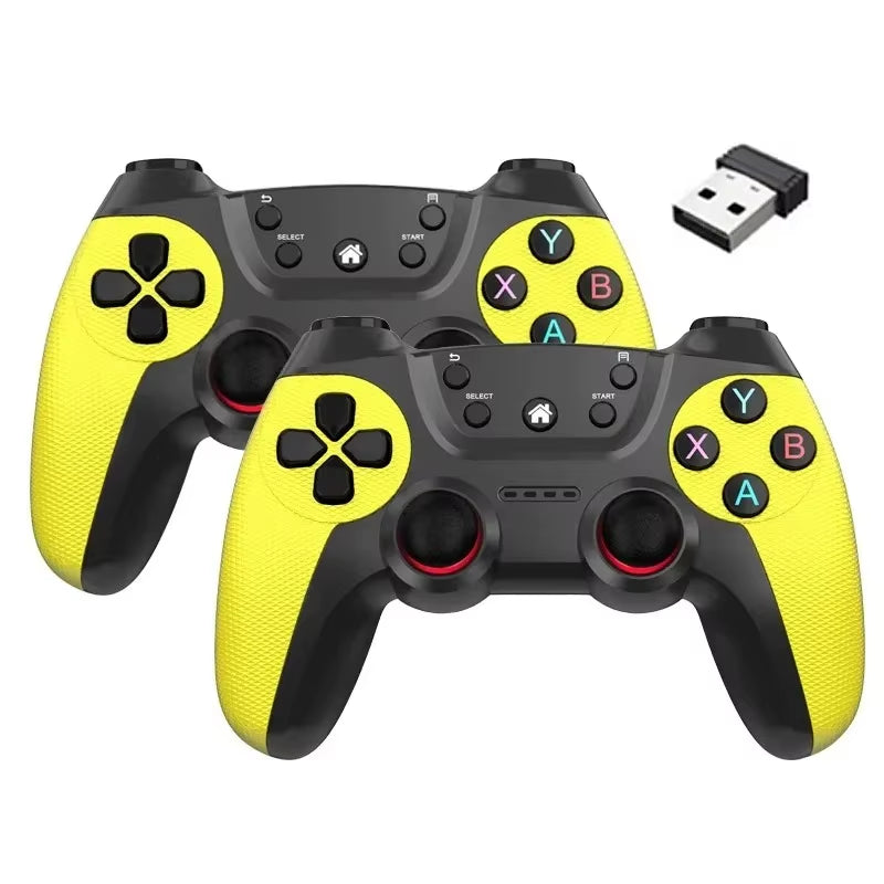 BOYHOM Wireless Doubles Game Controller for Linux/Android Phone for Game Box Game Stick PC Smart TV Box 2.4G Gamepad Joystick
